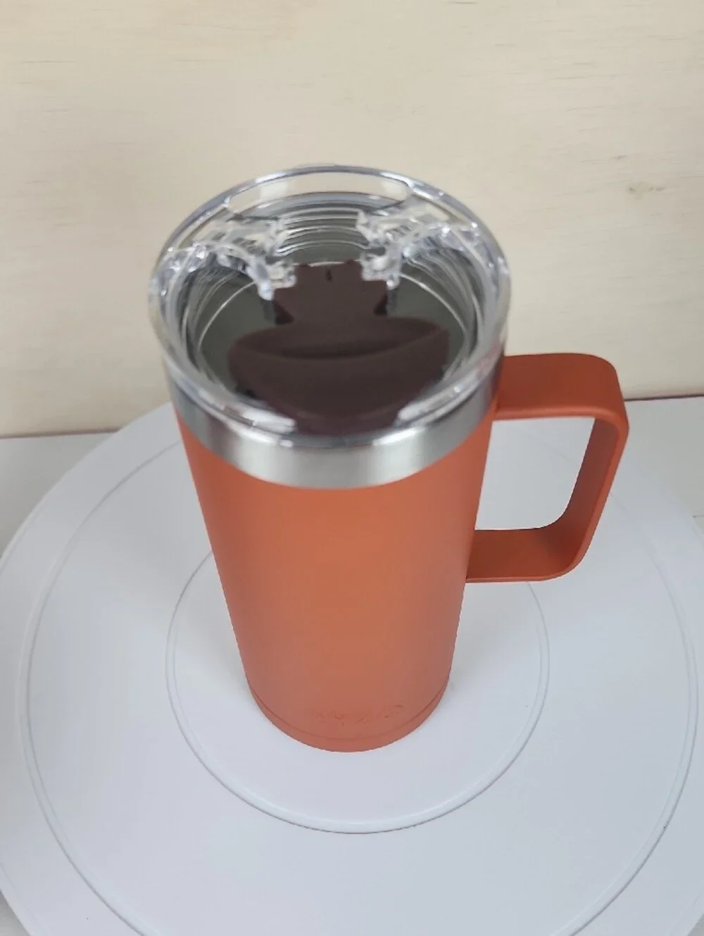 Ryze Stainless Steel Travel Tumbler with Handle - Rust